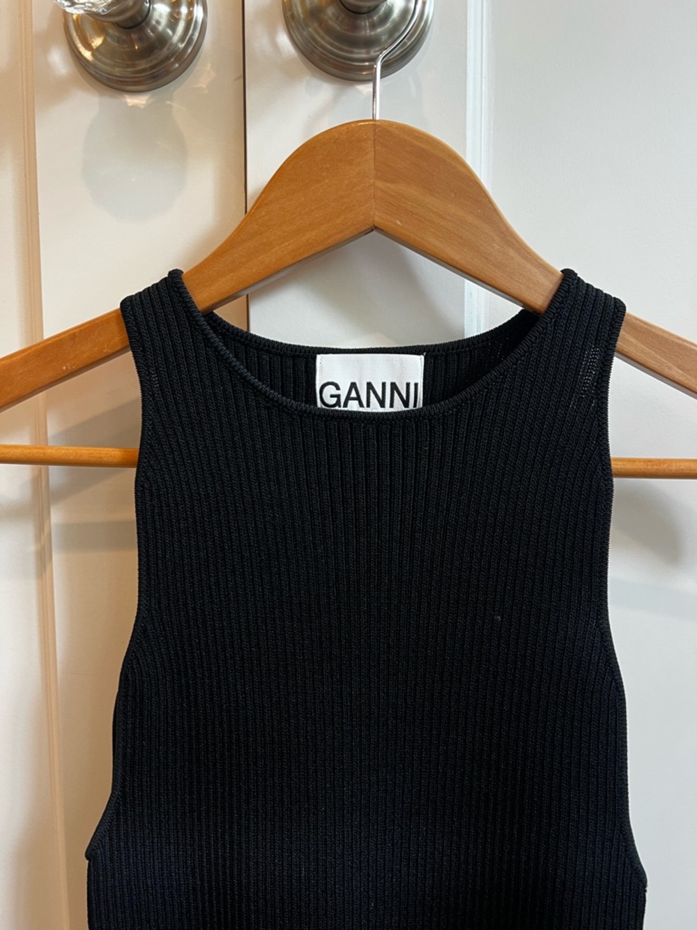 GANNI Ribbed Tank - Picture 3 of 12